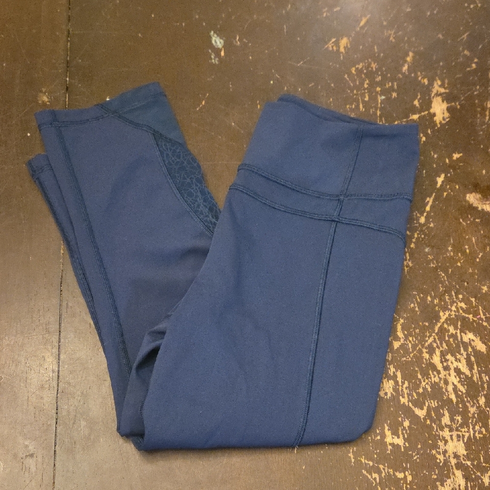 Lululemon Athletica Deep Blue Capris